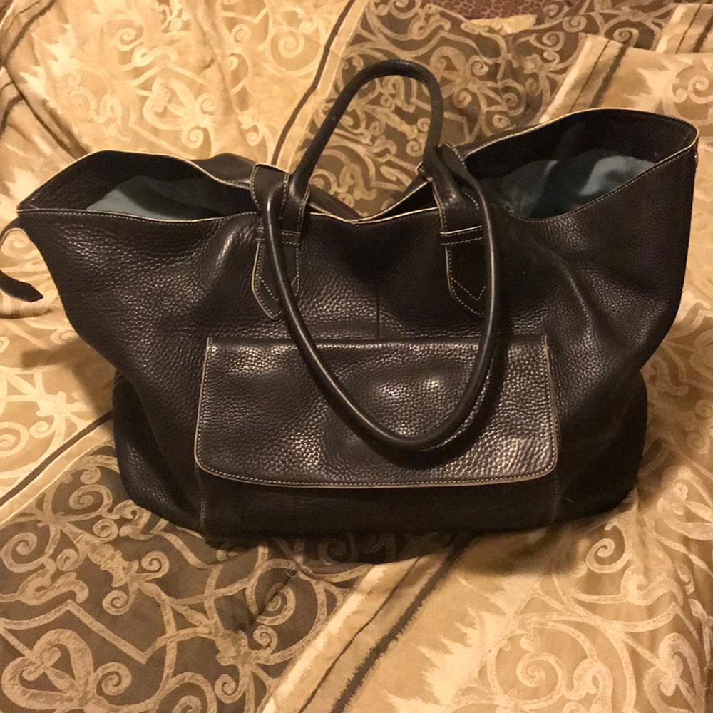 Cole Haan large leather shoulder bag